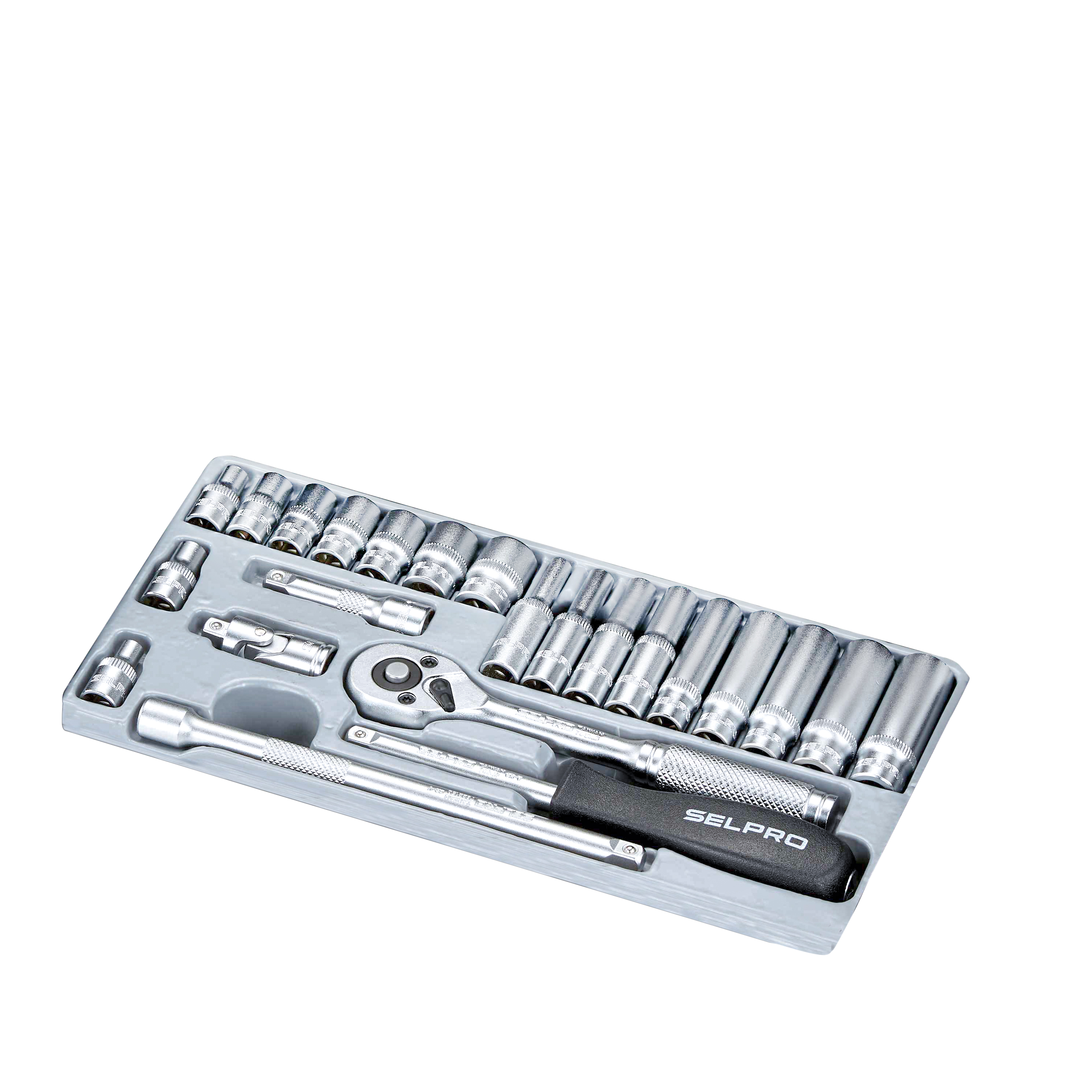 1/4” Drive 24 Pcs Socket Set 6 PT