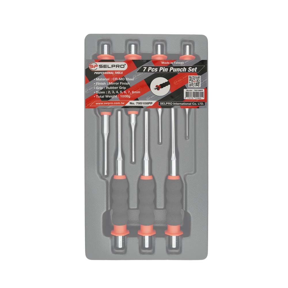 7 Pcs Pin Punch Set